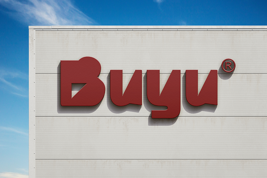 Logo on building mockup