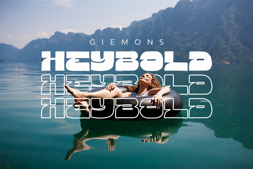 HeyBold Font By Giemons